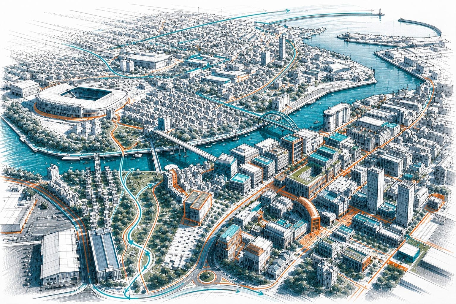 Sunderland city development and regeneration sites
